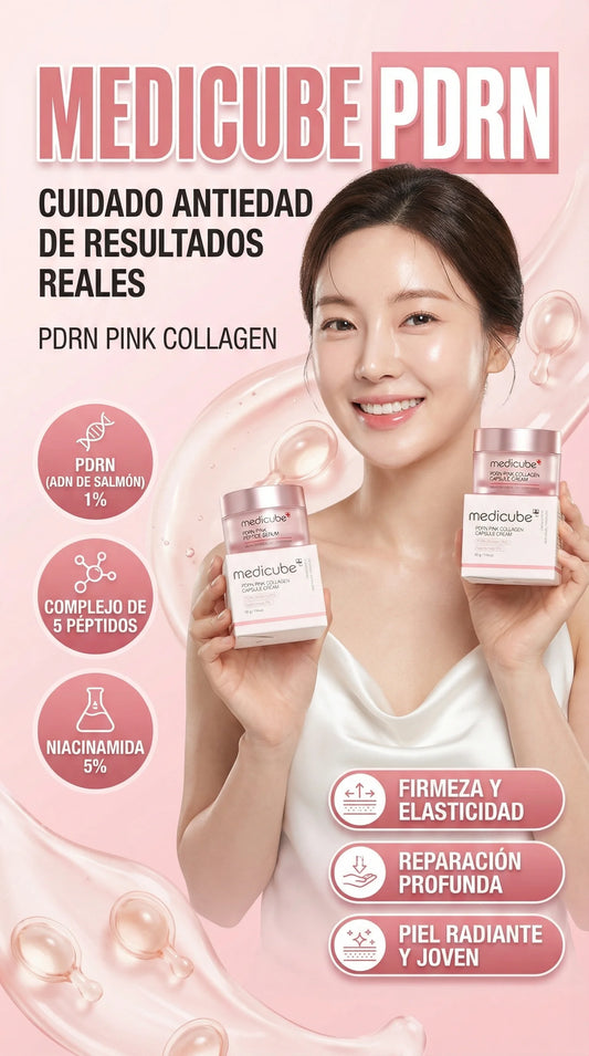 PDRN Glow™ – Crema Regeneradora con ADN de Salmón que Repara + serum, Hidrata y Devuelve Firmeza a tu Piel ✅